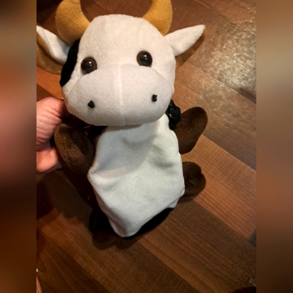 Plush Cow Water Bottle Holder